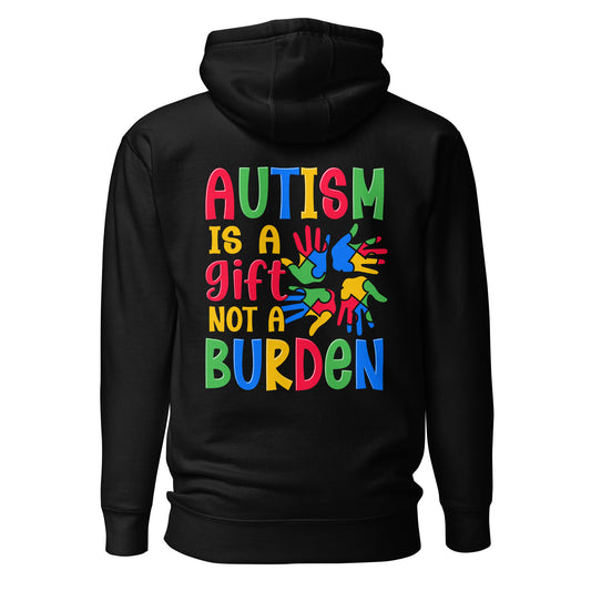 Autism Acceptance Together Quality Cotton Heritage Adult Hoodie