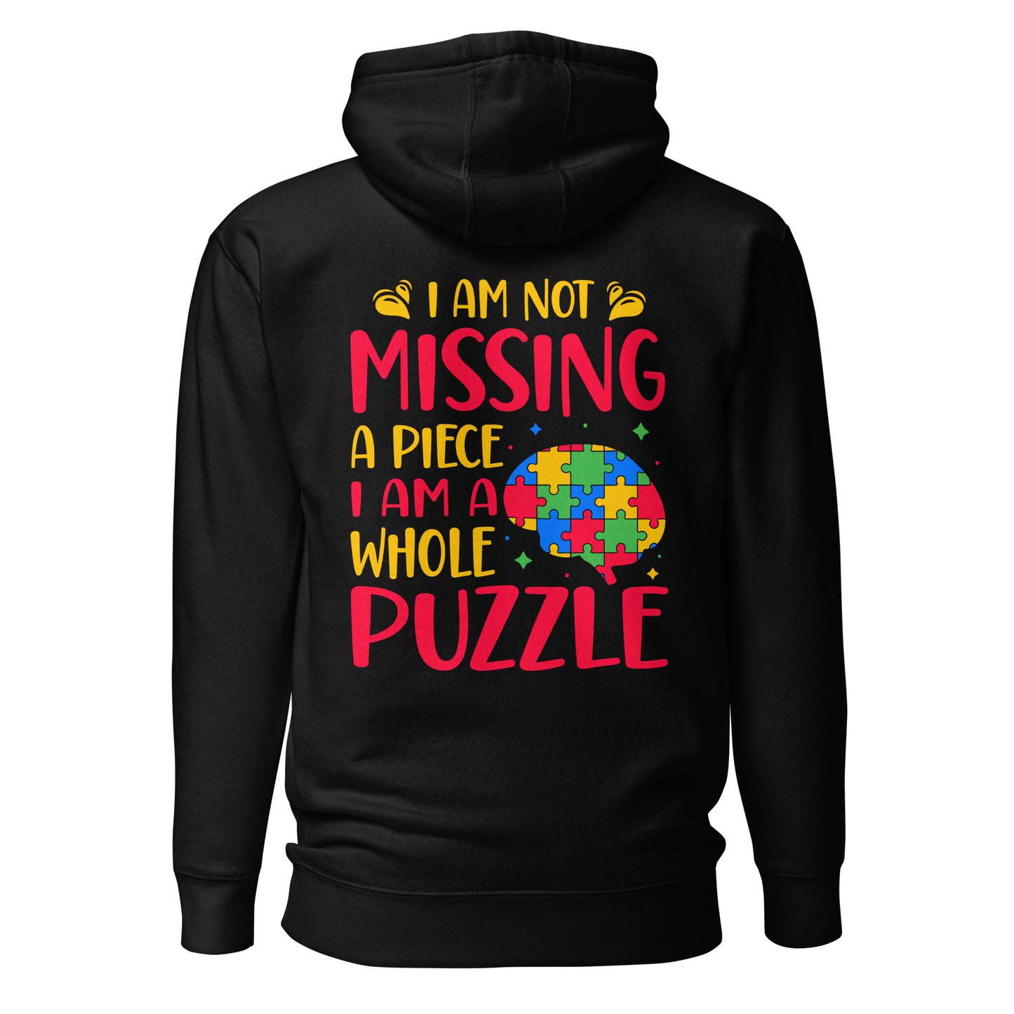 Autism Acceptance Together Quality Cotton Heritage Adult Hoodie