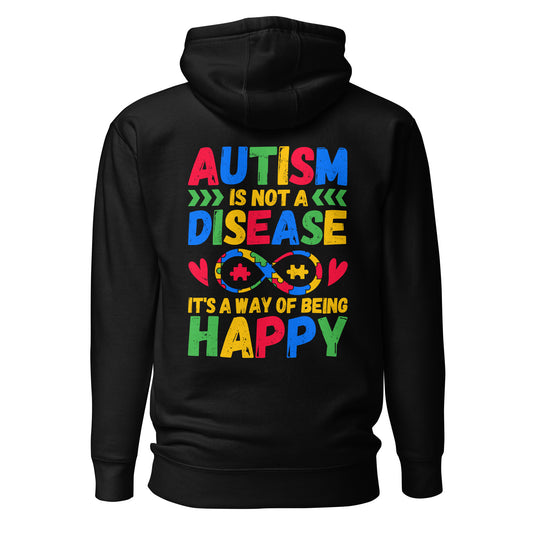 Autism Acceptance Together Quality Cotton Heritage Adult Hoodie