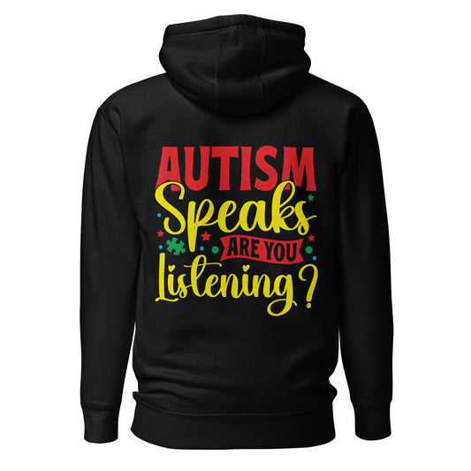 Autism Acceptance Together Quality Cotton Heritage Adult Hoodie