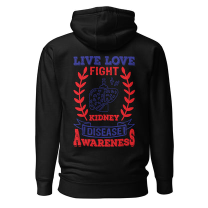 Kidney Awareness Quality Cotton Heritage Adult Hoodie