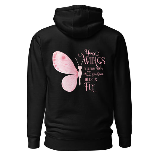 All You Have to Do is Fly Quality Cotton Heritage Adult Hoodie