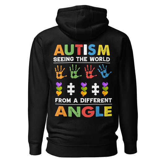 Autism Acceptance Together Quality Cotton Heritage Adult Hoodie