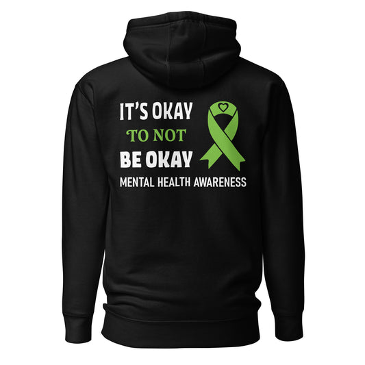 It's Okay to Not be Okay Mental Health Awareness Quality Cotton Heritage Adult Hoodie