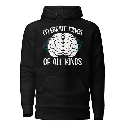 Celebrate Minds of All Kinds Quality Cotton Heritage Adult Hoodie