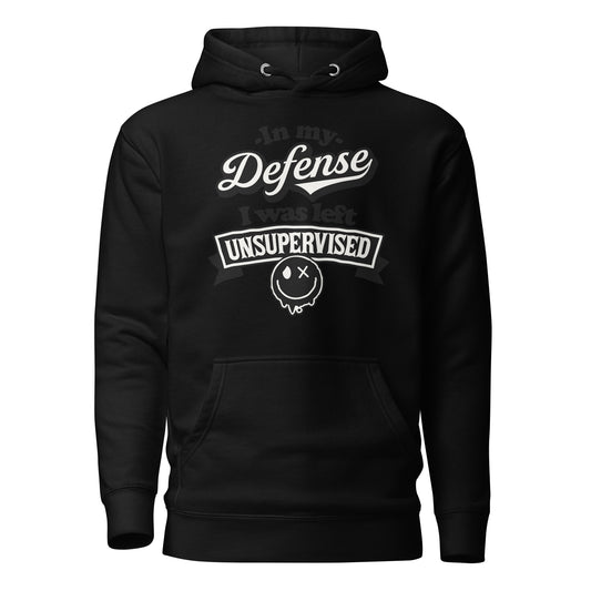 In My Defense I Was Left Unsupervised Cotton Heritage Adult Hoodie