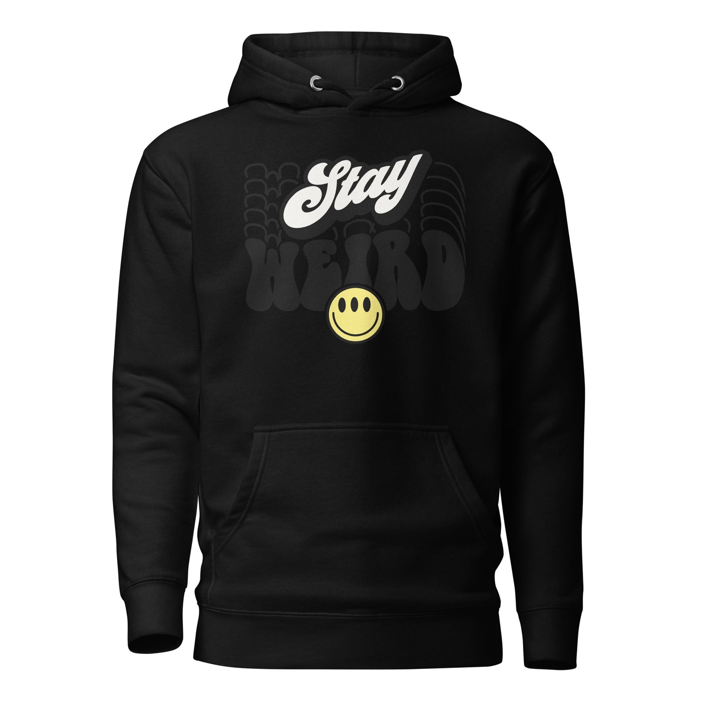 Stay Weird Funny Cotton Heritage Adult Hoodie