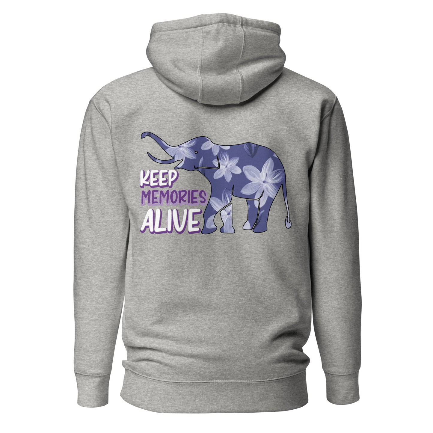 Alzheimer's Awareness Quality Cotton Heritage Adult Hoodie