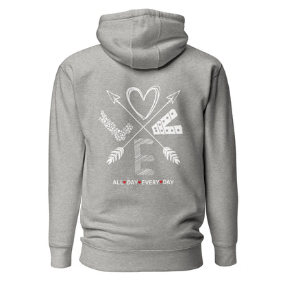 Love All Day Every Day Quality Cotton Heritage Adult Hoodie