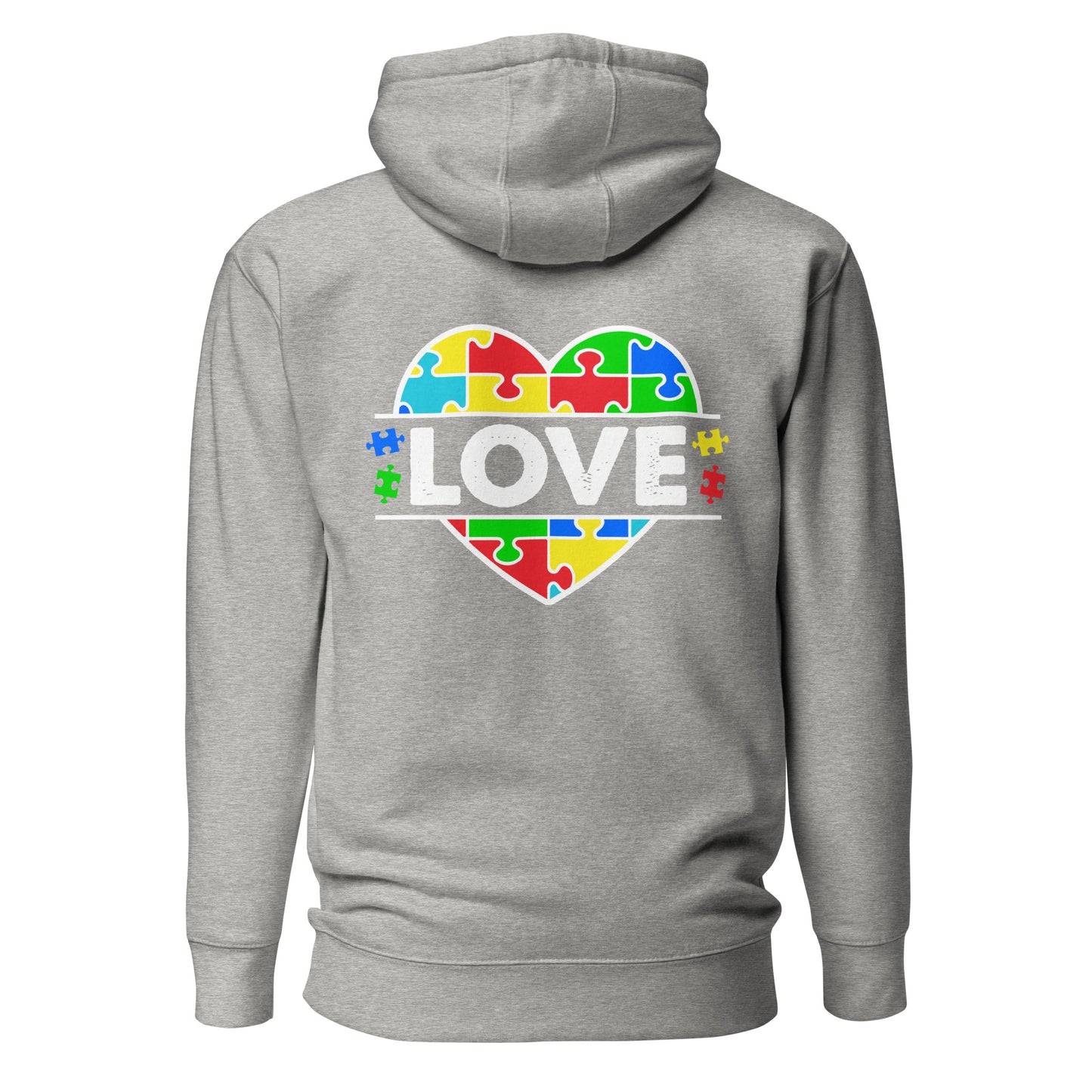 Autism Acceptance Together Quality Cotton Heritage Adult Hoodie