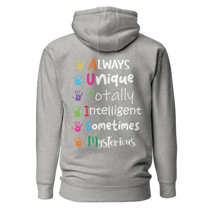 Autism Acceptance Together Quality Cotton Heritage Adult Hoodie