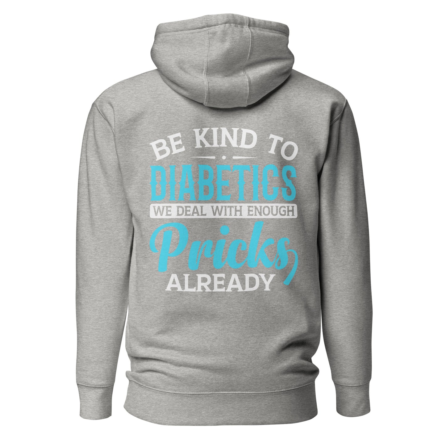 Diabetes Awareness Quality Cotton Heritage Adult Hoodie