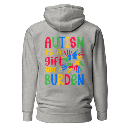 Autism Acceptance Together Quality Cotton Heritage Adult Hoodie