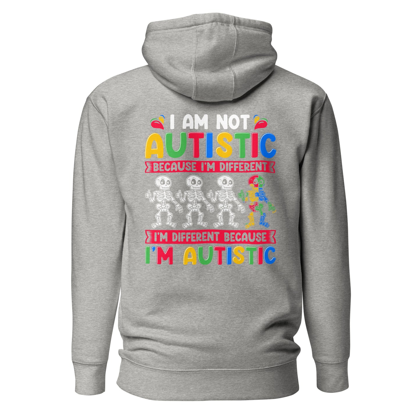 Autism Acceptance Together Quality Cotton Heritage Adult Hoodie