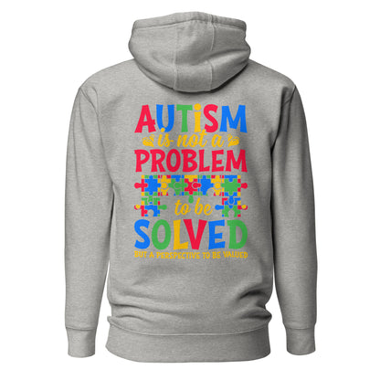 Autism Acceptance Together Quality Cotton Heritage Adult Hoodie