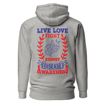 Kidney Awareness Quality Cotton Heritage Adult Hoodie