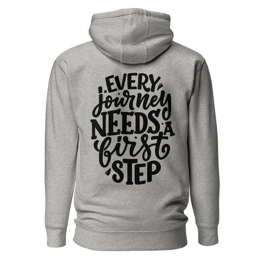 Every Journey Needs a First Step Quality Cotton Heritage Adult Hoodie