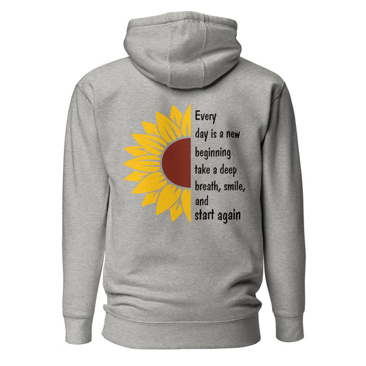Every Day is a New Beginning Quality Cotton Heritage Adult Hoodie