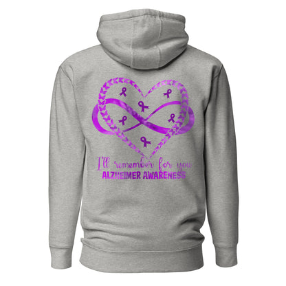 Alzheimer's Awareness Quality Cotton Heritage Adult Hoodie