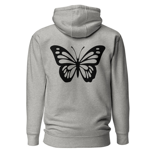 Positivity Butterfly Quality Cotton Heritage Adult Hoodie