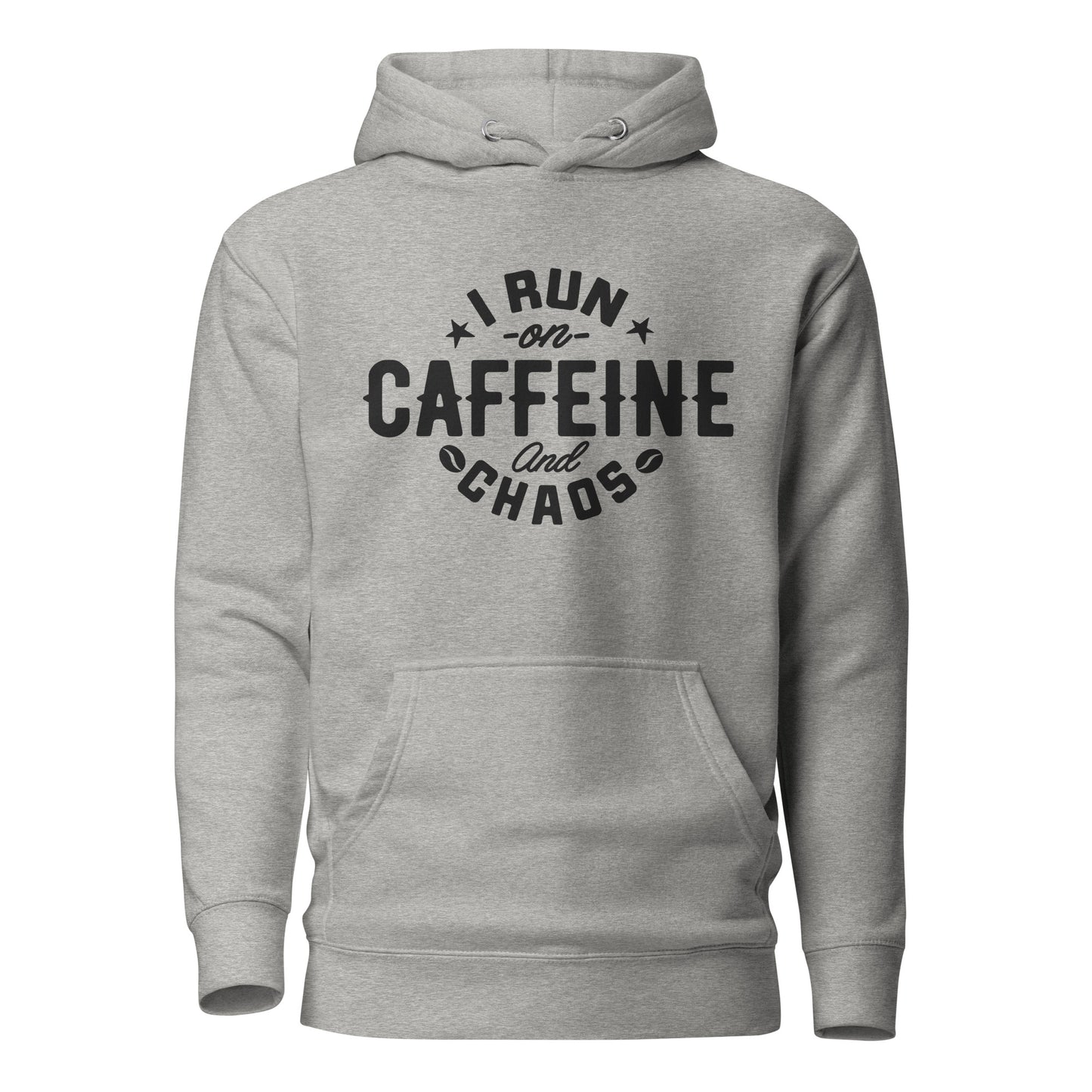 I Run on Caffeine and Chaos Cotton Heritage Unisex Hoodie