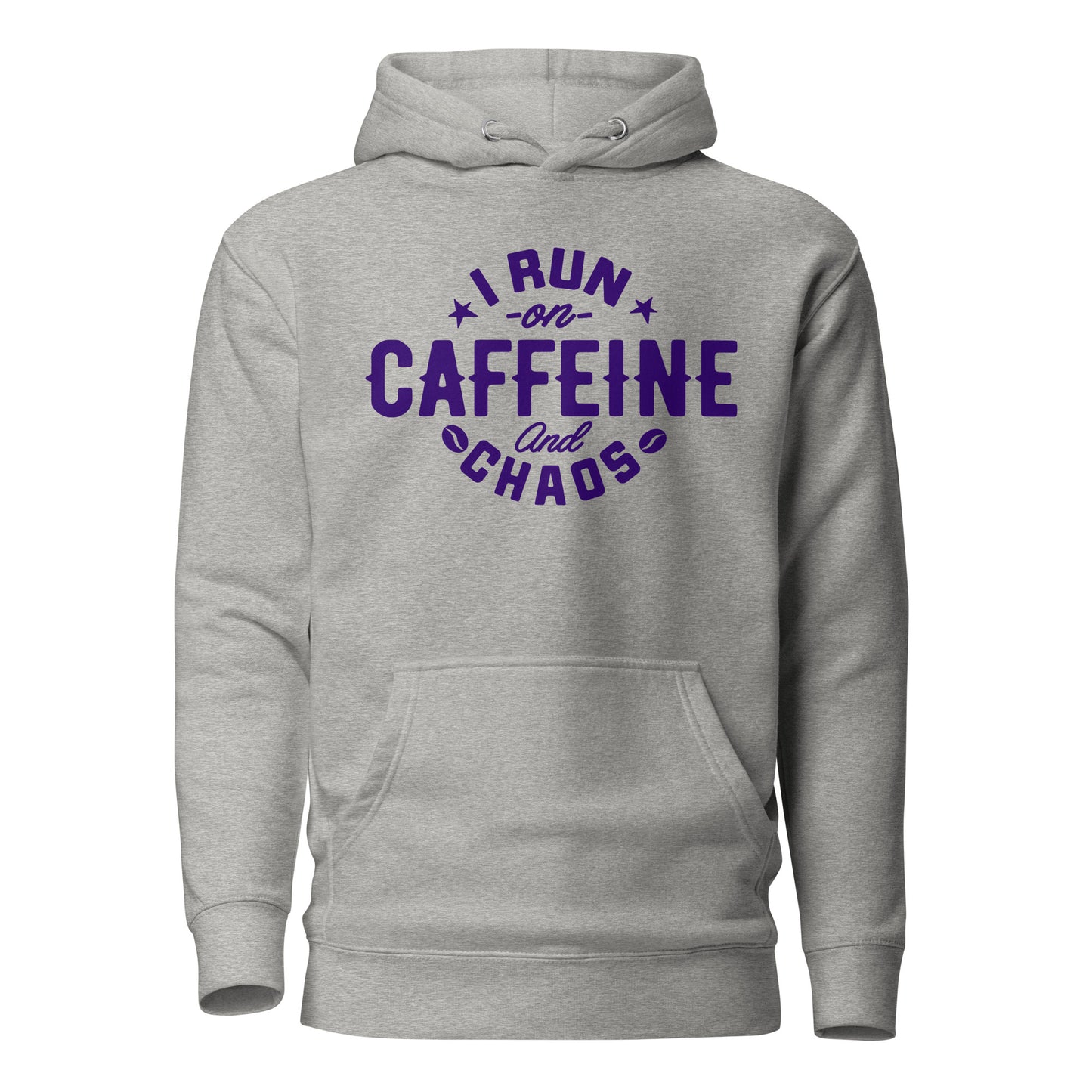 I Run on Caffeine and Chaos Cotton Heritage Unisex Hoodie