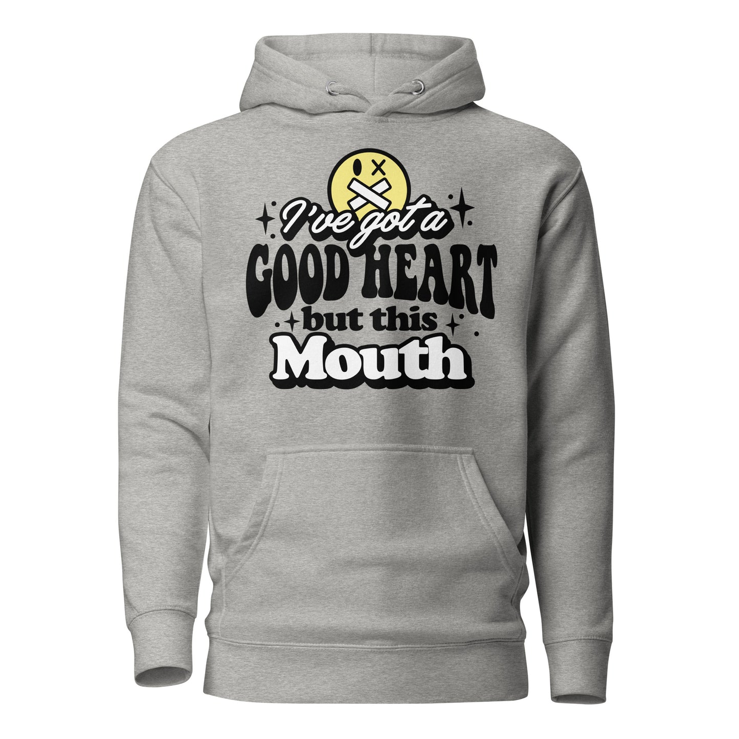 I've Got a Good Heart but This Mouth Cotton Heritage Adult Hoodie