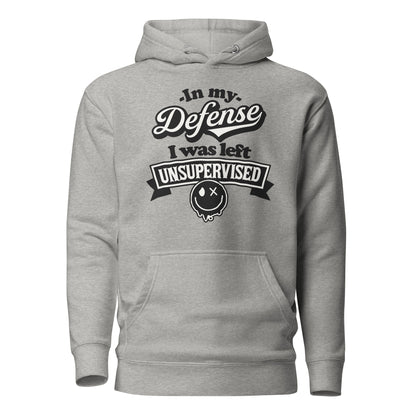 In My Defense I Was Left Unsupervised Cotton Heritage Adult Hoodie
