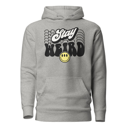 Stay Weird Funny Cotton Heritage Adult Hoodie