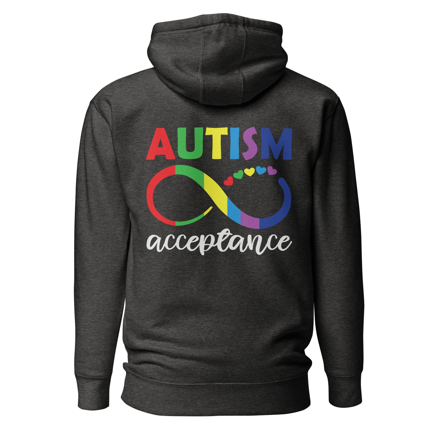 Autism Acceptance Together Quality Cotton Heritage Adult Hoodie