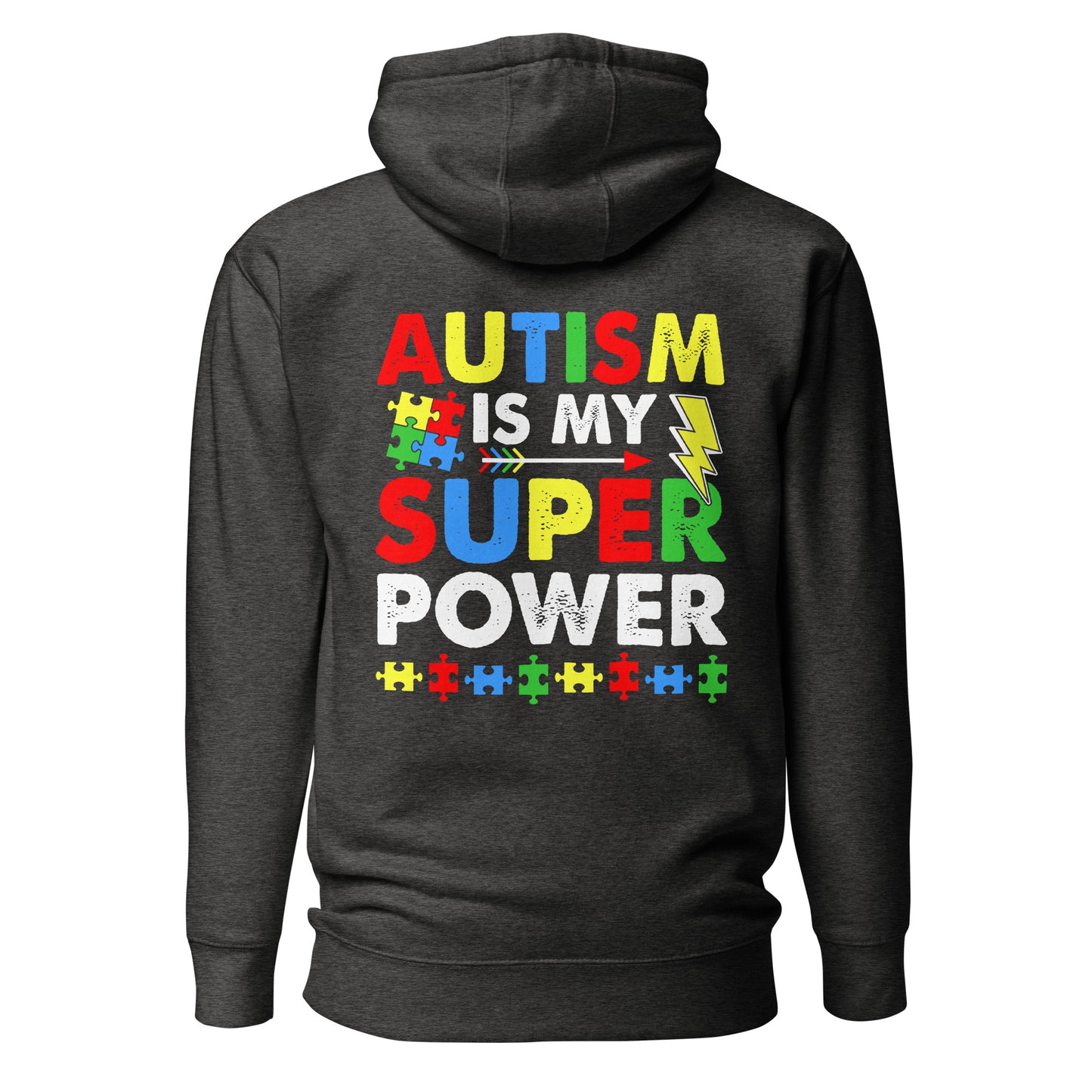 Autism Acceptance Together Quality Cotton Heritage Adult Hoodie