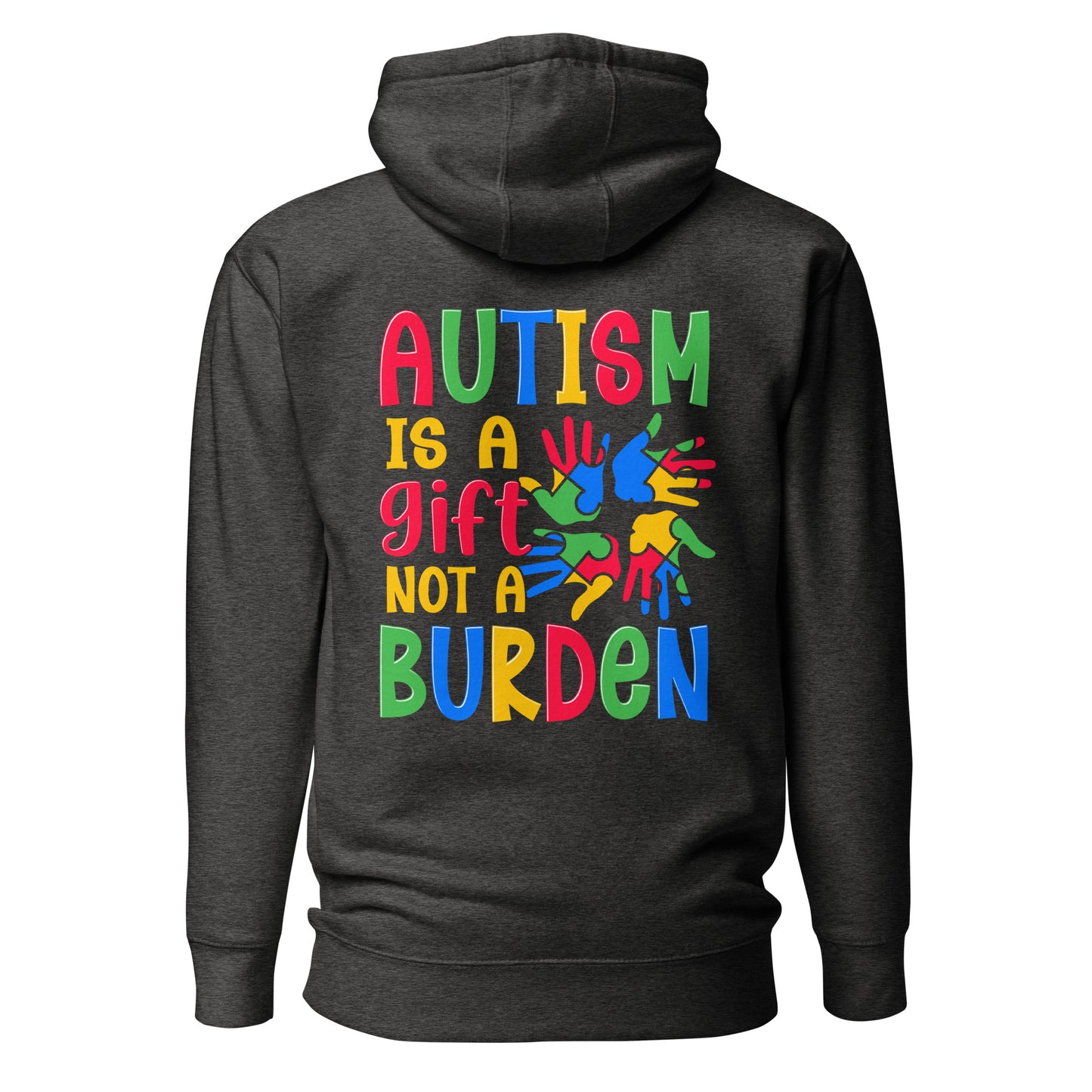 Autism Acceptance Together Quality Cotton Heritage Adult Hoodie