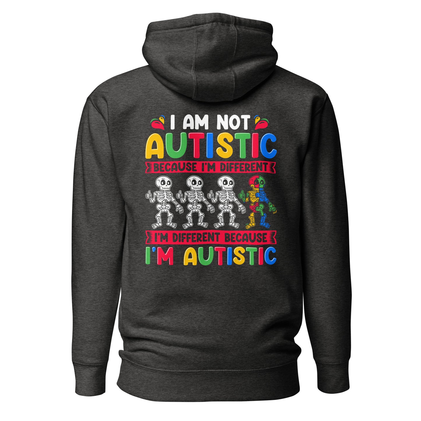 Autism Acceptance Together Quality Cotton Heritage Adult Hoodie