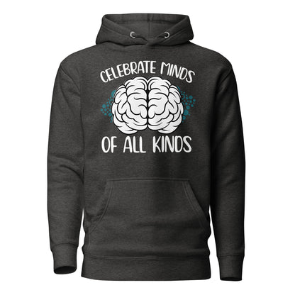 Celebrate Minds of All Kinds Quality Cotton Heritage Adult Hoodie