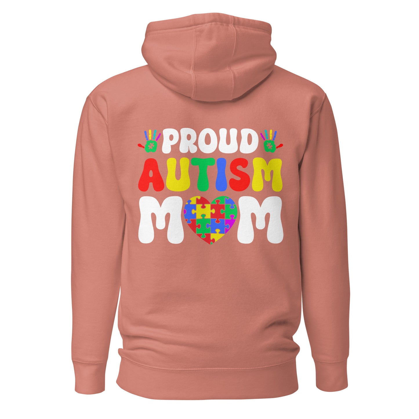 Autism Acceptance Together Quality Cotton Heritage Adult Hoodie