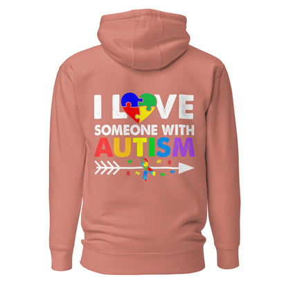 Autism Acceptance Together Quality Cotton Heritage Adult Hoodie