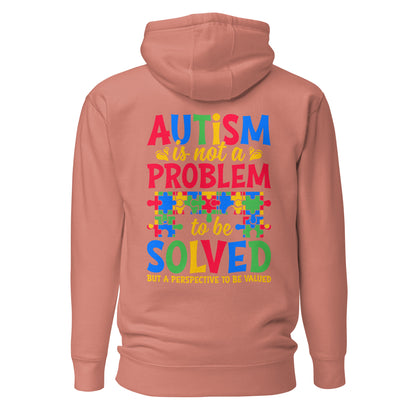 Autism Acceptance Together Quality Cotton Heritage Adult Hoodie