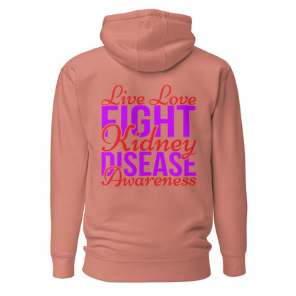 Kidney Awareness Quality Cotton Heritage Adult Hoodie