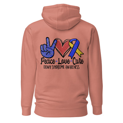 Down Syndrome Awareness Quality Cotton Heritage Adult Hoodie