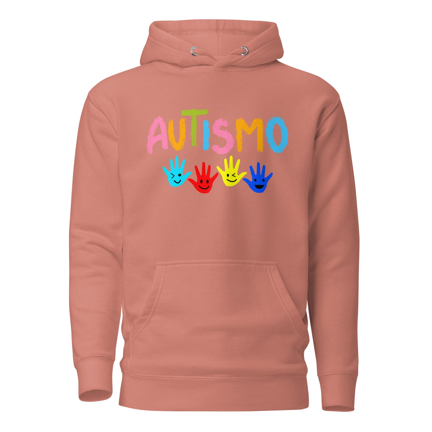 Autism Acceptance Together Quality Cotton Heritage Adult Hoodie