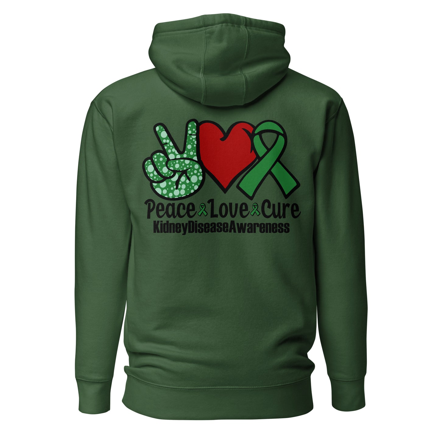 Kidney Awareness Quality Cotton Heritage Adult Hoodie