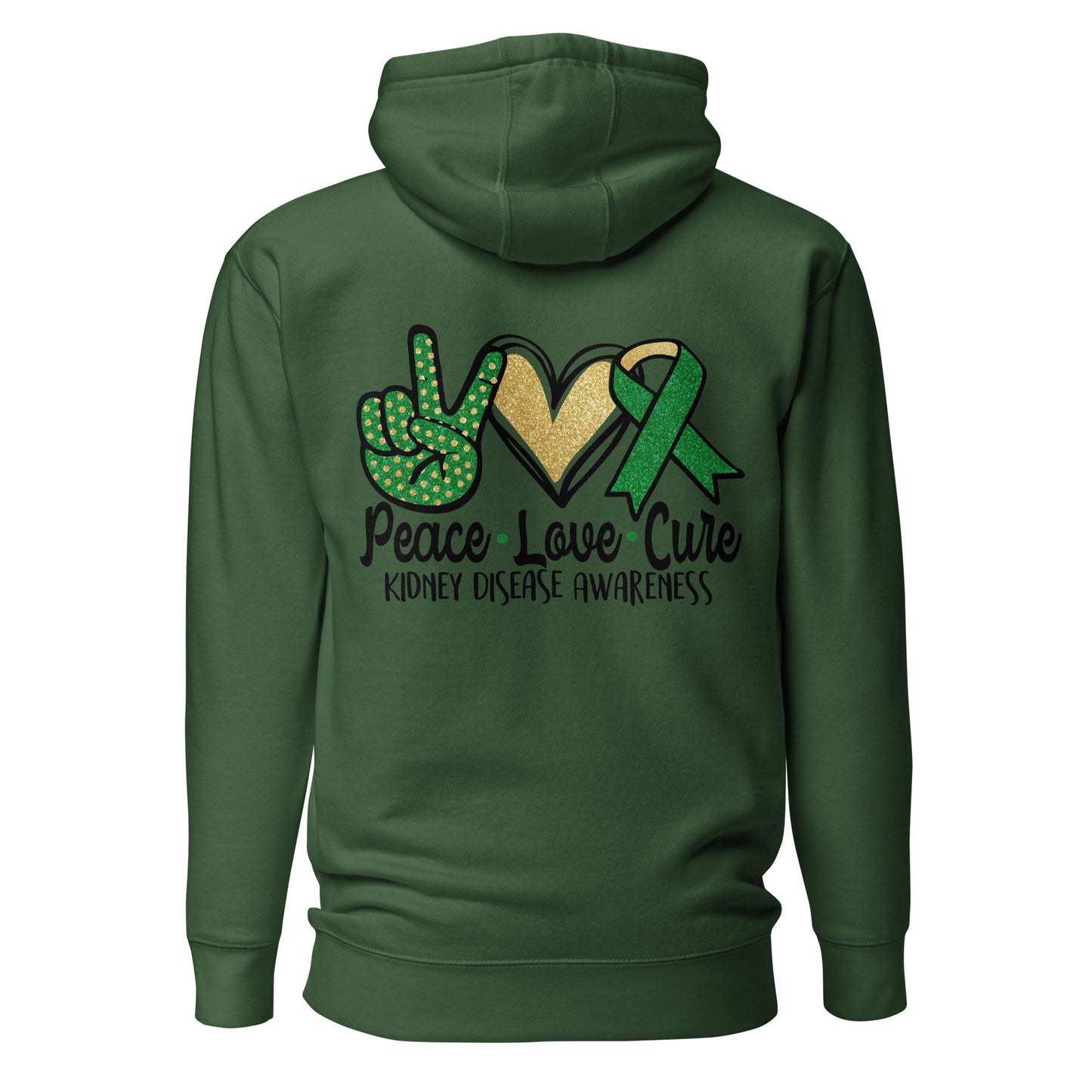 Kidney Awareness Quality Cotton Heritage Adult Hoodie