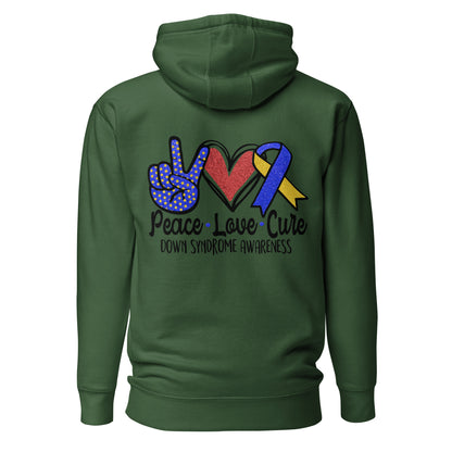 Down Syndrome Awareness Quality Cotton Heritage Adult Hoodie