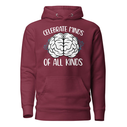 Celebrate Minds of All Kinds Quality Cotton Heritage Adult Hoodie