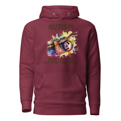 Autism Acceptance Together Quality Cotton Heritage Adult Hoodie