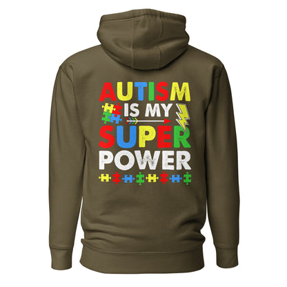 Autism Acceptance Together Quality Cotton Heritage Adult Hoodie