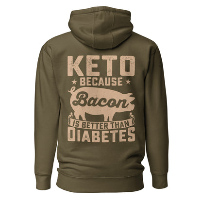 Diabetes Awareness Quality Cotton Heritage Adult Hoodie