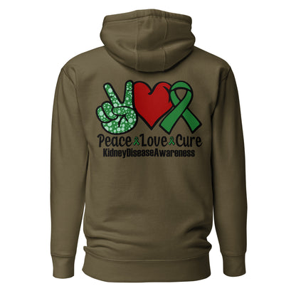 Kidney Awareness Quality Cotton Heritage Adult Hoodie