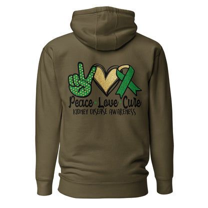 Kidney Awareness Quality Cotton Heritage Adult Hoodie