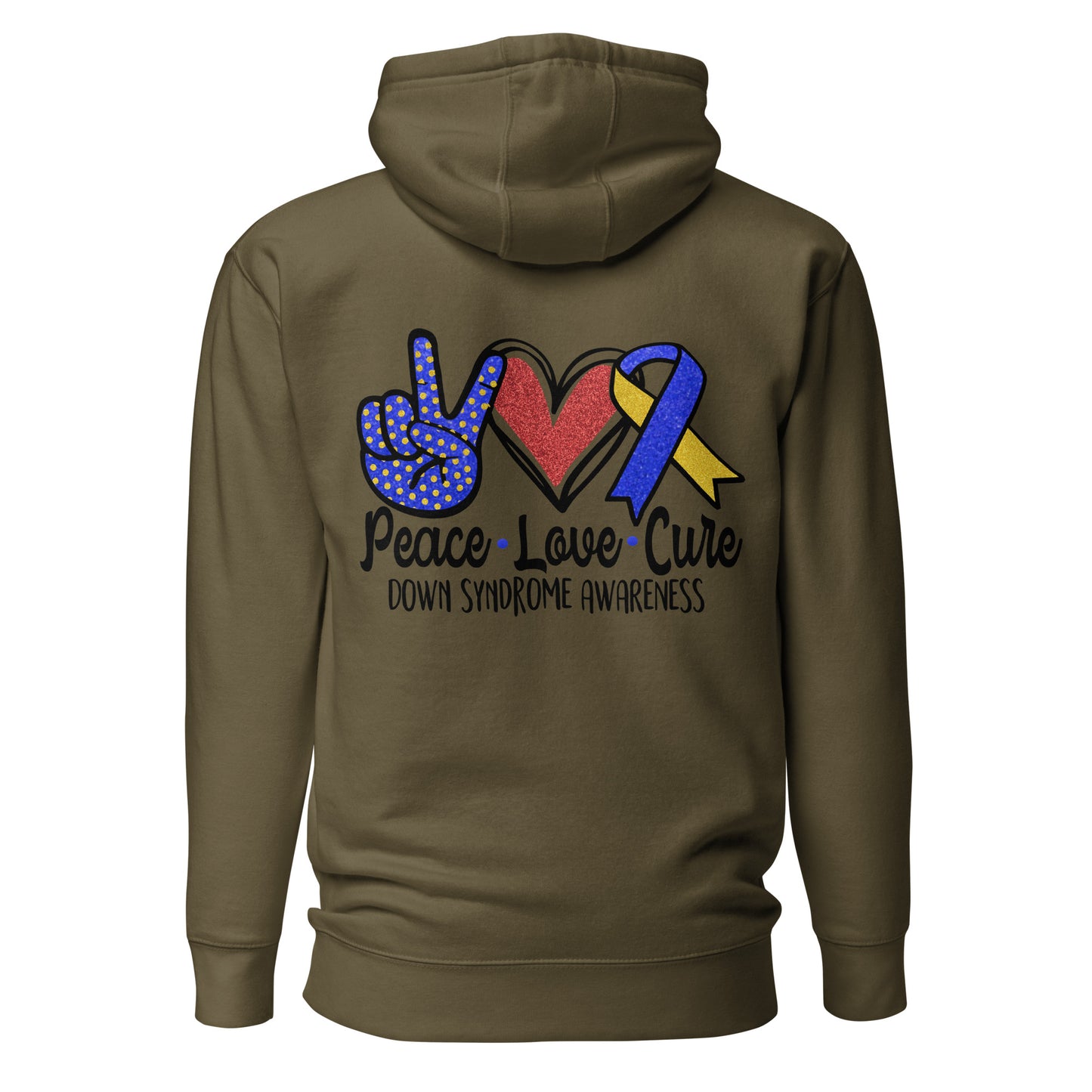 Down Syndrome Awareness Quality Cotton Heritage Adult Hoodie